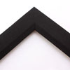 Linen liners are a great option for providing space between art and frame.  Where glass is generally required to protect paper artworks and their mat, a linen liner does not require glass, making it perfect for paintings and Giclée prints.

This 1.5 inch black liner has an authentic, soft linen texture, and a flat face with sloped inner lip.  It is ideal for small, medium or large canvas prints and oil paintings.