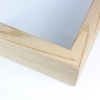 2-1/8 " deep Light French Oak pickled robles Shadow Box